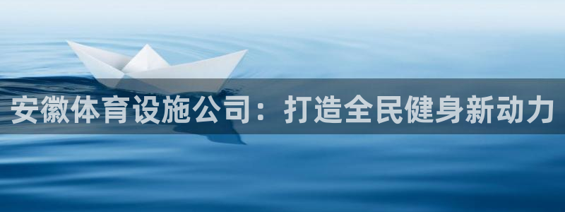 意昂体育4：安徽体育设施公司：打造全民健身新动力