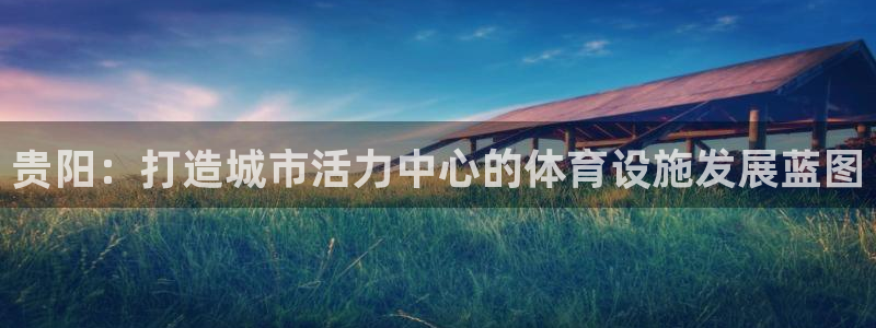 意昂体育4娱乐：贵阳：打造城市活力中心的体育设施发展蓝图